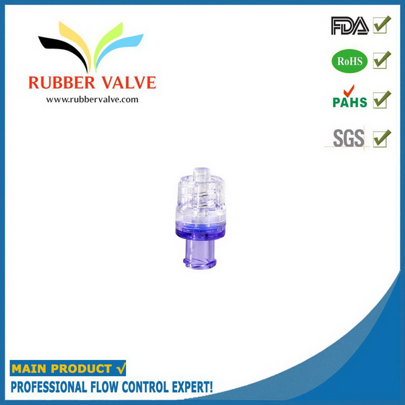 low pressure luer lock medical 1-way valves