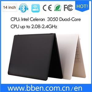14.1inch Intel 3050 Braswell 4G RAM 32G EMMC With HDD1T Ultrabook