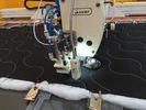 Down Jacket Automatic Sewing Machine , Auto Cutter Overlock Sewing Machine