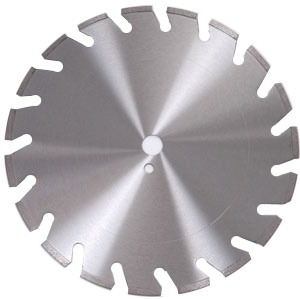 High speed diamond blade for gas saw