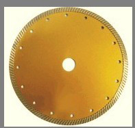 Hot pressed Narrow teeth Turbo diamond blade big size