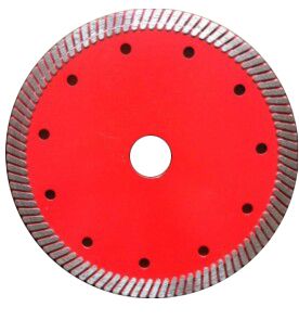 Hot pressed Narrow teeth Turbo diamond blade