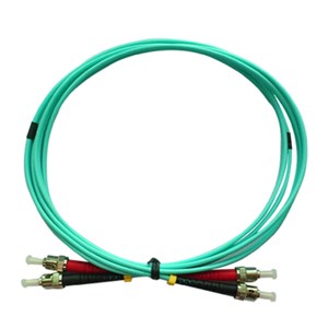 Multimode Duplex ST/PC-ST/PC Fiber Optic Patch Cord OM3 3mm