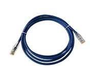 UTP Cat.6A Patch Cord Transparent Boot, Blue Color