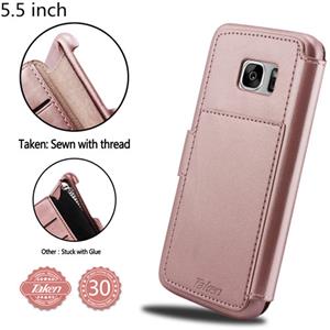 Rose Gold Leather Case For Samsung Galaxy S7 Edge