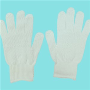 10G 100%cotton PVC Dotted Glove