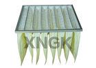 Synthetic Media Pocket Air Filter  V Shape Galvanized Steel Frame