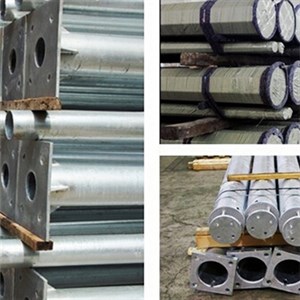 6m,7m, 8m Galvanized Light Pole