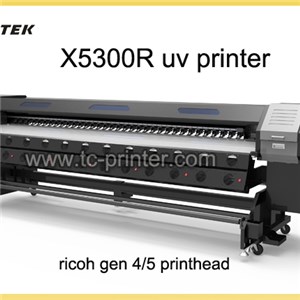 3.2m High Speed Uv Inkjet Printer Roll To Roll With Ricoh Head