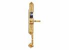 Elegant Numeric Keypad Door Lock With Digital Fingerprint Scanner Antique Bronze