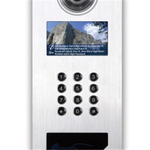 4.3 Inch TFT LCD Screen Keypad Outdoor Station For Multi Aparments With Night Vision