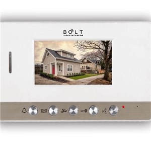 4.3 Inch Color TFT LCD Screen 4+2 Wire Or CAT5 Cable Video Door Phone For Multi Apartments With Alarm Function