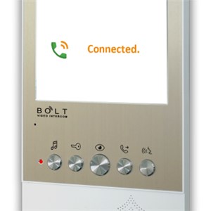 5 Inch HD Colorful LCD Monitor 4 Wire Handsfree Villa Video Intercom Supporting 2 Outdoor Stations And 4 Indoor Monitors In One System T51