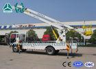 Drive System Curved Arm Hydraulic Platform Truck 190HP SINOTRUK