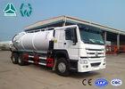 12 Cbm 6X4 Manual Diesel Sewage Pump Truck , Sewage Vacuum Truck