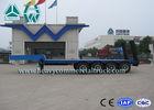 4 Axles Low Bed Vehicle Low Flatbed Trailer For Special / Heavy Duty Transports