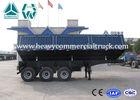 Sinotruck Huawin Carbon Steel SIDE Dump Trailer Truck  34 Cbm 3 Axle 35 Ton
