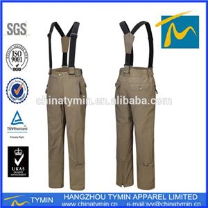 Men Seam Taped Waterproof Ski Bib