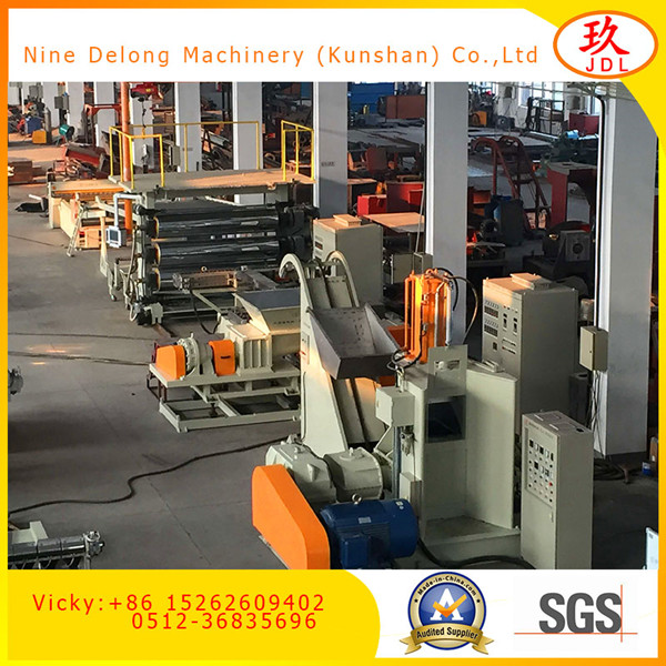 Mixer + single screw sheet extrusion machine