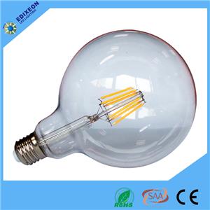 High Quality 8W G125 Filament Light Bulb Types