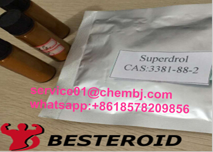 99.5% Purity Steroids Methasterone Superdrol CAS 3381-88-2