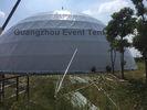White Heavy Duty Event Tent Fire Retardant 130 Km / H Wind Load For 1000 People