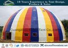 Water Resistant Lightweight Dome Tent , Dome Shaped Greenhouse With Ventilation Windows