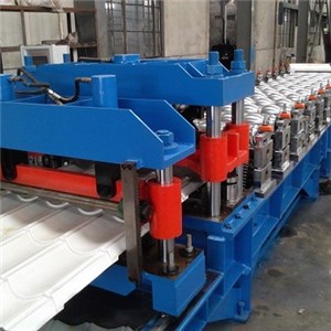 Single Layer Roof Tile Roll Forming Machine