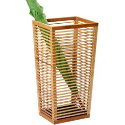 Bamboo Umbrella Storage Bucket