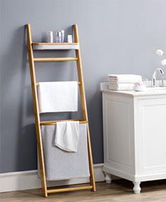 Bamboo Towel Stand