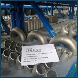Corrosion Resistance Titanium Alloy 180 Degree Elbows