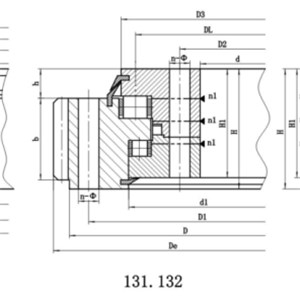 Three Row Roller Slewing Bearing