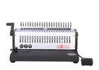 Plastic Manual Comb Binder Machine / Paper Binding Machine Foot Pedal