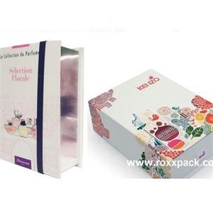 Hand Made Rigid Paper Cardboard Box Luxury Packaging For Cosmetics And Perfume