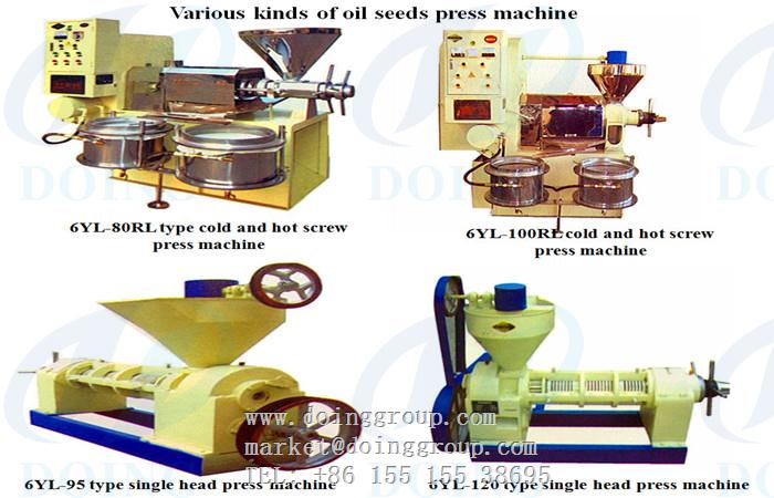 Sunflower oil press machine 