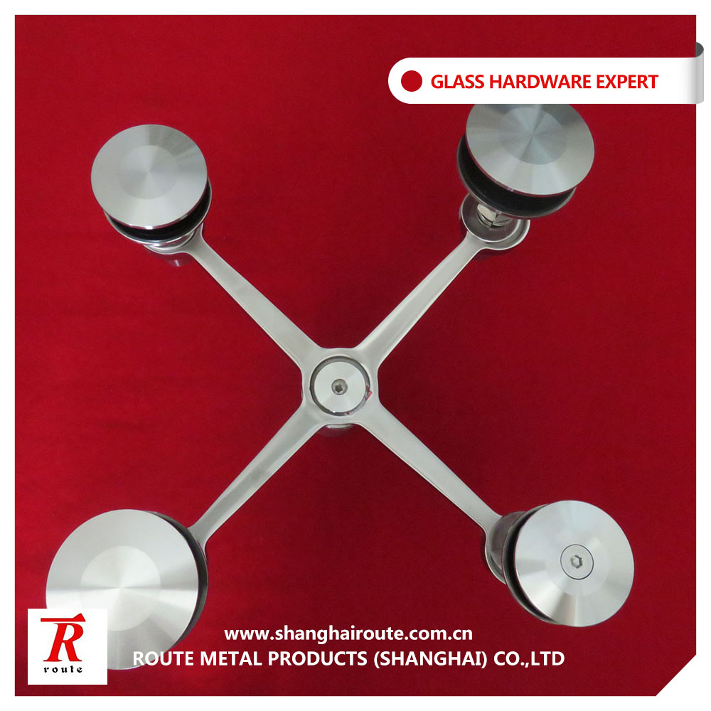 316 stainless steel 4 arms glass spider set
