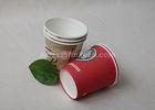 Multi Color 9oz Disposable Paper Cups For Coffee / Tea With Logo Printing