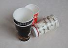 16oz Double Wall Paper Cups For Hot Drinks , Disposable Coffee Cups For Wedding