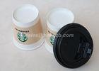 4oz Ice Cream Paper Cups With Lids Custom Logo Printed For Yogurt / Drinking