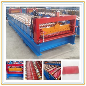 Corrugated Sheet Roll Forming Machine, 0.4 to 0.7mm Thickness 
