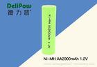 Electric Toothbrush 2000mAh NIMH Rechargeable Battery With ROHS / MSDS Certification
