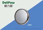 Alkaline Button Cell Battery Lithium With 24 Months Shelf Life LR41