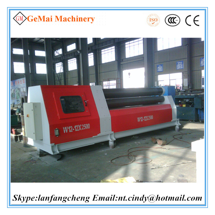 GM Brand W12 12 2500 CNC 4 Rolls rolling machine