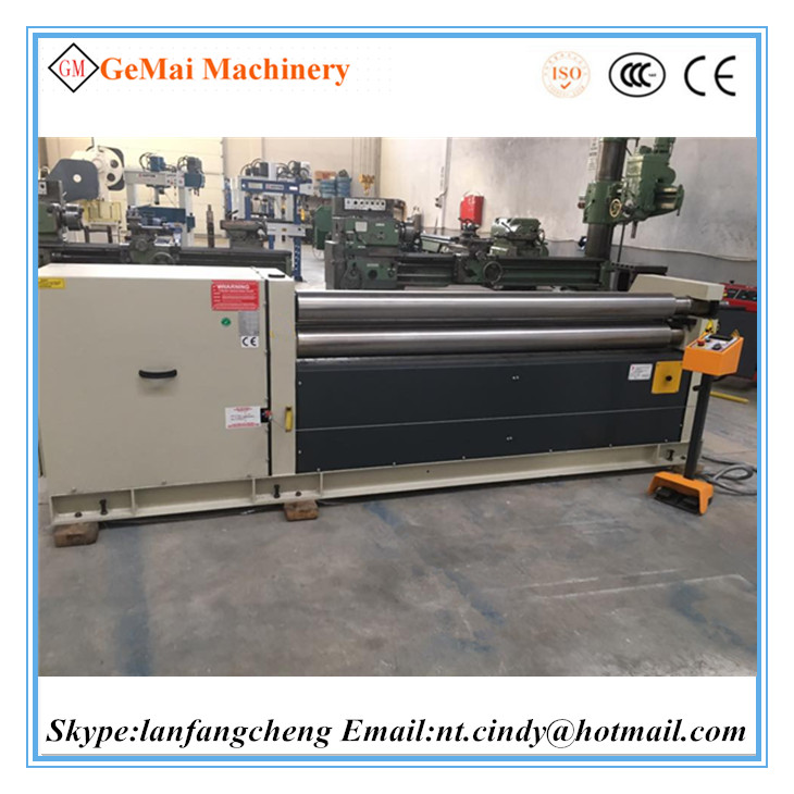 W11F 6 2000 asymmetric mechanical 3 rolls rolling machine