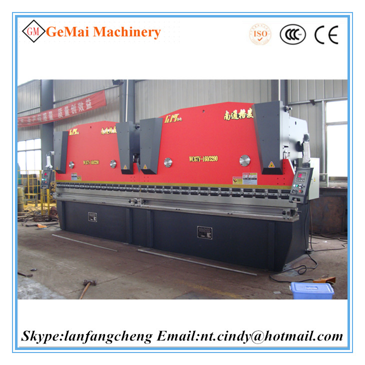 2-WC67Y-160T3200 hydraulic press brake