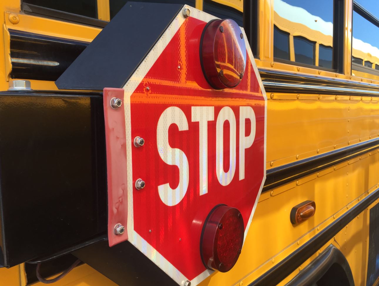 304 Stainless Steel Srew School Bus Stop Arm