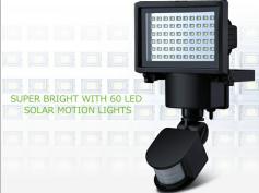 solar motion sensor security light