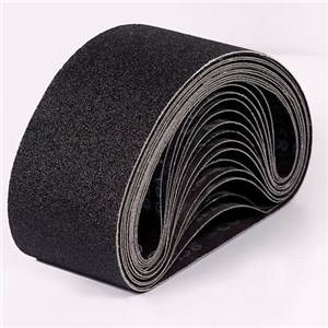 Wide Or Narrow Y Weight Hard Cloth Backed Silicon Carbide Abrasive Belts For Wood