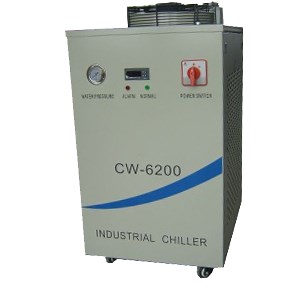 cw6200 water chiller for a single 45kw cnc router spindle