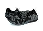 Female Durable  Sports Woven Elastic Shoes Breathable High Platform Sneakers